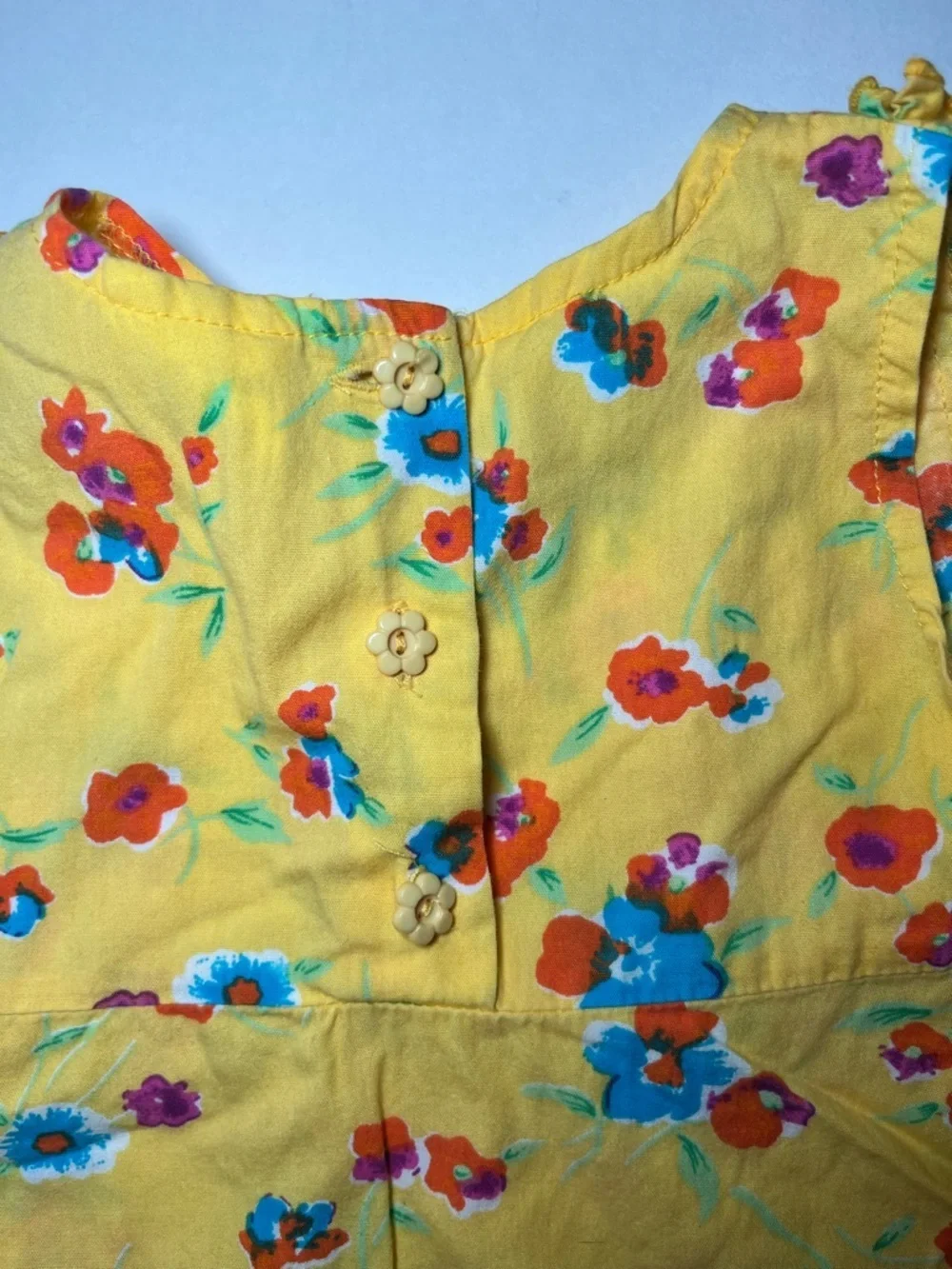 Vintage 90s Small Steps Cottagecore Floral sun dress and bloomers sz 24 months